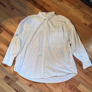 A New Day Classic Button Down Shirt Size XL White